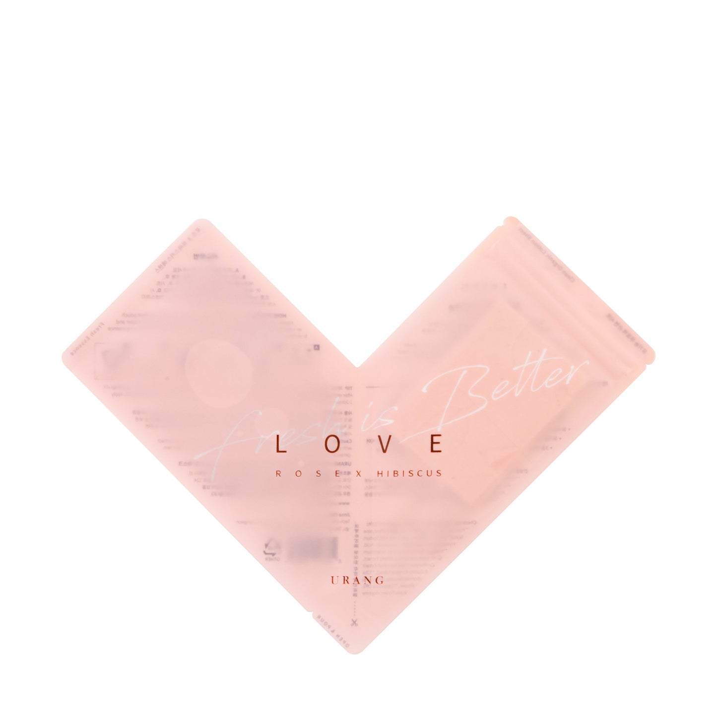 11663-Love Rose X Hibicus Mask 1Stk