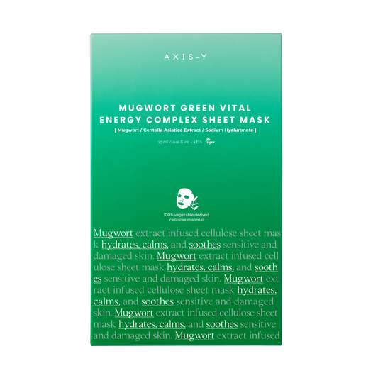 Mugwort Green Vital Energy Complex Sheet Mask