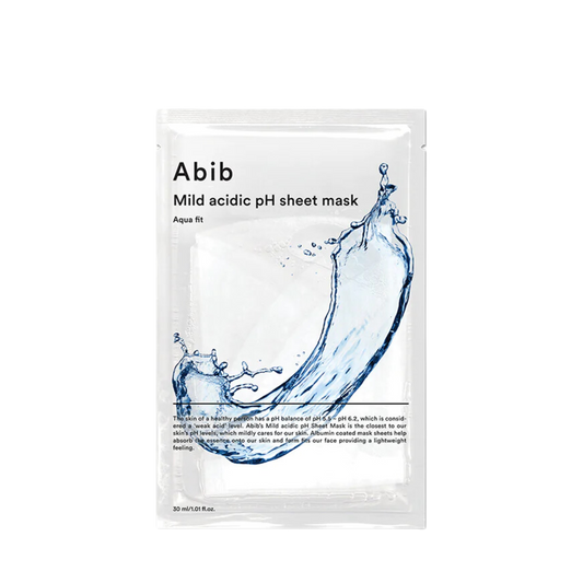 Mild Acidic pH Sheet Mask Aqua Fit